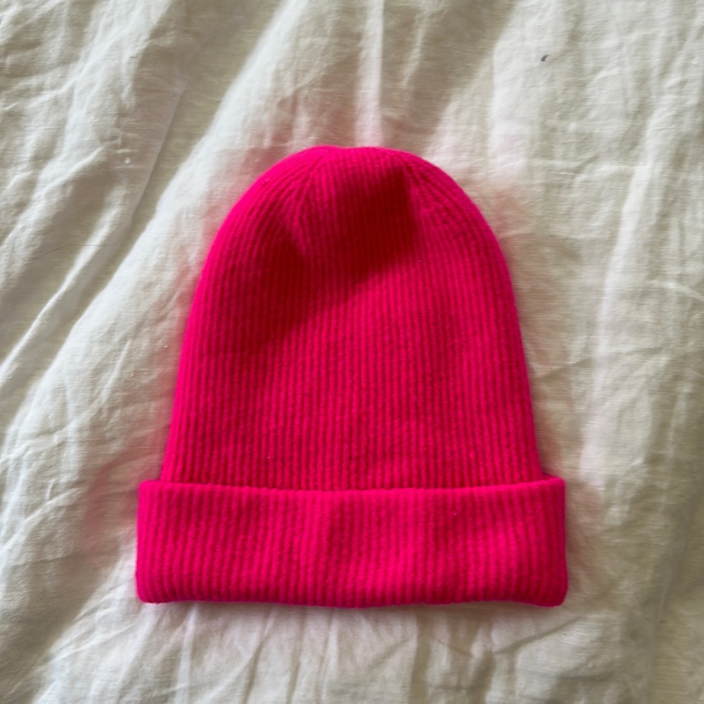 J. Crew Ribbed beanie in super soft yarn